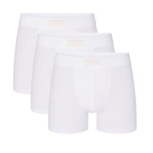 SKIMS COTTON MENS 3" BOXER BRIEF 3-PACK | CHALK 2X--NWT